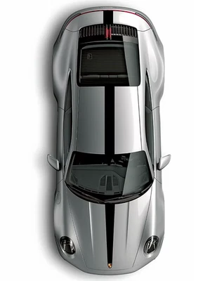 Juego completo de calcomanías a rayas sólidas para gráficos Porsche 911 2020-2025 992 Foto 1 de 4