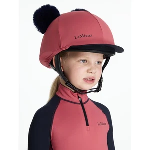 LeMieux Mini Sombrero Doble Pom Seda - Lila/Arándano - Piel Sintética Pom Pom - Imagen 1 de 9