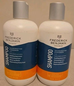2 Stück Frederick Benjamin Shampoo 12 Unzen Flaschen belebender Reiniger 12 Oz. - Bild 1 von 1