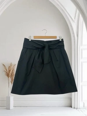 Cynthia Steffe Womens Tie Waist Mini Skirt Size 8 Stretch Fall Classic Chic $196 - Image 1 of 4