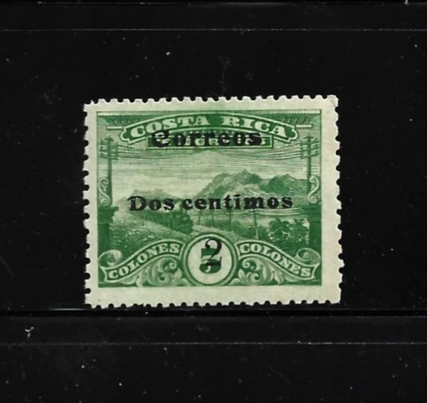 Costa Rica Stamp Scott # 98c-2c on 5 col-Mint/VLH-OG-1911-Perf. 14 - Image 1 of 1