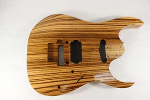 Cuerpo Acabado Madera de Cebra RG se adapta a Ibanez (tm) se adapta a 6 cuerdas RG y Jem Cuellos J1542 - Imagen 1 de 9