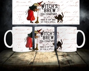 Witch's Brew Tea Company-One pc 11oz Ceramic Coffee Mug - Picture 1 of 4