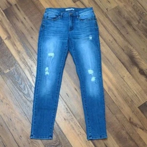 KanCan Jeans Damen 28 Blau Skinny Distressed Nieten Denim - Bild 1 von 10