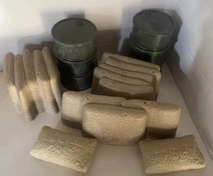 GI JOE HARD SANDBAGS & ACCESSORYS FOR 12" ACTION FIGURE 1/6 SCALE 1:6 - Picture 1 of 16
