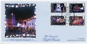 St Helena 2018 FDC Festival of Lights 4v Cover Parades Ships Christmas Stamps - Picture 1 of 1