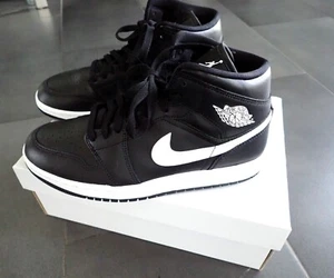 Nike❤️AIR JORDAN 1 MID*Turnschuhe*Sneaker black/white/black Unisex Gr.41 neuw. - Bild 1 von 8