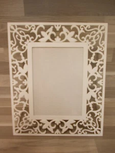 IKEA Frösakull Bilderrahmen weiß Fotorahmen aus Metall Filigran m. Vögel 13X18cm - Bild 1 von 5