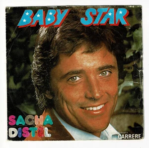 Sacha DISTEL Vinyle 45T 7" BABY STAR Moviestar FAISAIT BEAU COMME .CARRERE 49219 - Picture 1 of 3
