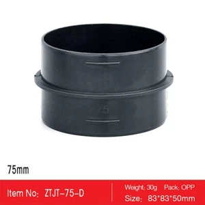 75mm, Ducting Joiner Connector Pipe For Eberspacher For Webasto Heater / New - Picture 1 of 20