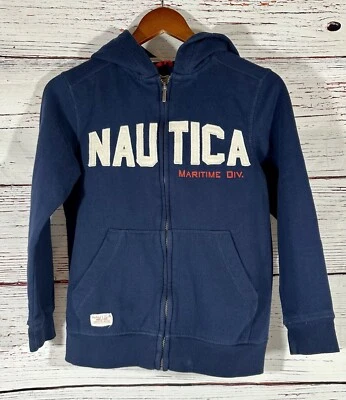 Sudadera con Capucha Nautica Maritime Niños Cremallera Completa Niños Mediana Con Capucha Cremallera Frontal Foto 1 de 4