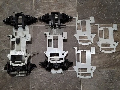 VINTAGE RARE SG SPACE EUROPA CHASSIS LOT 1/8 SCALE 2WD RC CAR CHASSIS RARE !!!!! - Image 1 of 4