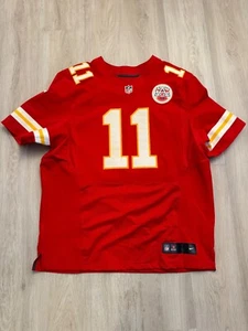 Nike On Field Elite Alex Smith Kansas City KC Chiefs NFL Jersey Size 52 Mens 2XL - Picture 1 of 23