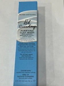 Bumble and Bumble Bb. Sunday Purifying Clay Wash Kaolin 5oz 150ml NIB Free Ship - Picture 1 of 4