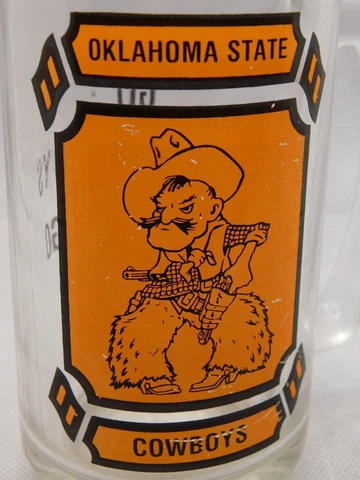 Oklahoma State Go Cowboys Glass Mug Cover