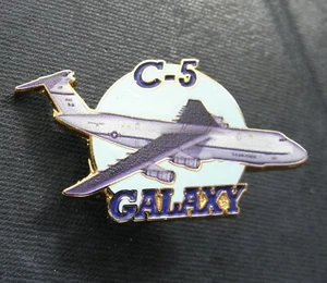 GALAXY C-5 USAF AIR FORCE CARGO AIRCRAFT LAPEL PIN 1.7 INCHES - Picture 1 of 2