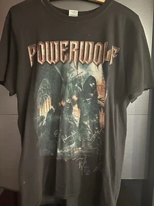 Powerwolf Shirt Signiert - Bild 1 von 3