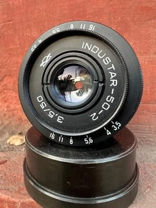 Lens Industar-50-2 3,5/50mm M42 Vintage SLR lens ussr Soviet for Zenit - Picture 1 of 24