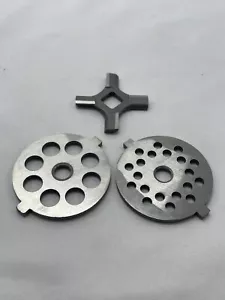 KitchenAid Food Grinder KNIFE & PLATES Attachment OEM REPLACEMENT PART FGA - Picture 1 of 2