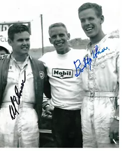 Al & Bobby Unser Authentic Dual Signed 8x10 Photo Autographed, IndyCar Legends - Picture 1 of 1