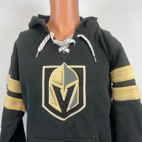Vegas Golden Knights Lacer Hoodie Sweatshirt NHL Hockey Embroidered Size M Cover