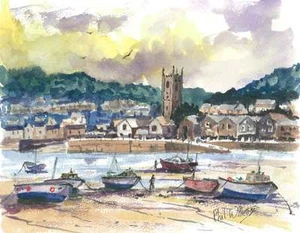 St Ives water colour version 5 print 2 - Picture 1 of 1