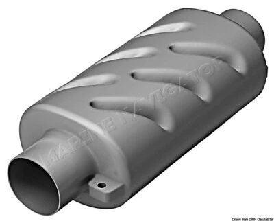 Horizontal Silencer 50 mm - Image 1 of 2