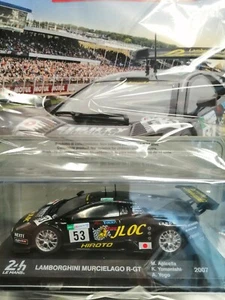 IXO LAMBORGHINI MURCIELAGO R-GT 2007 24h LE Mans die-cast 1/43, Nuova in teca - Foto 1 di 1