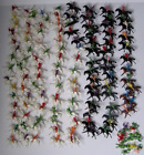 Vintage 1970's Miniature Plastic Cowboys and Indians on 117 Horses + 17 People