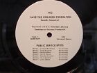 12" PSA 1972 Save The Children Federation Dave Brubeck, Andy Griffith LP