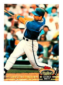 George Brett #609 (1992 Stadium Club) Members Choice, Kansas City Royals