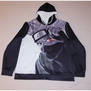 Naruto Kakashi Hatake Graphic Hoodie Sweatshirt Size 2XL NEW CONDITION - Picture 1 of 8