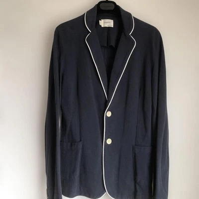 Chaqueta de piqué de algodón azul marino BAND OF OUTSIDERS talla 2 Foto 1 de 4