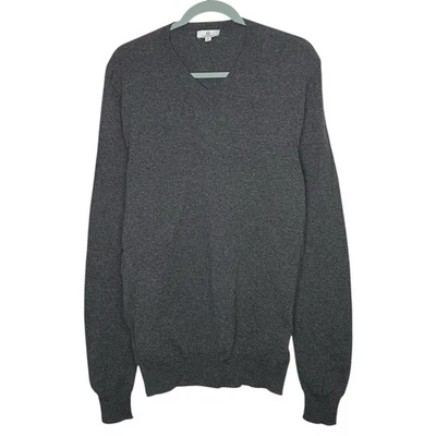 AG Adriano Goldschmied Sweater Mens M Gray V-Neck Academia Wool Preppy NEW - Image 1 of 4
