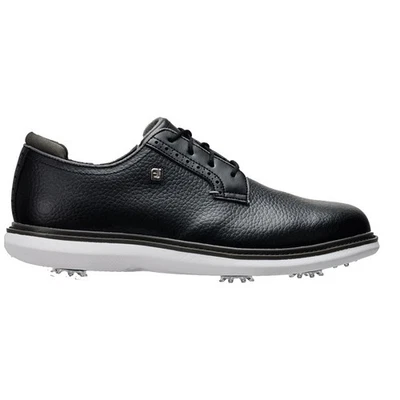 New FootJoy Golf Traditions Blucher Shoes Black/White Size 13 W - Image 1 of 4
