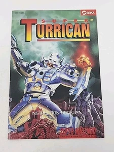 Manual Super Turrican SNES - Imagen 1 de 3