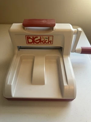 Sizzix Big Kick Die Cutting Embossing Machine Red White Classroom Home Crafting - Image 1 of 4