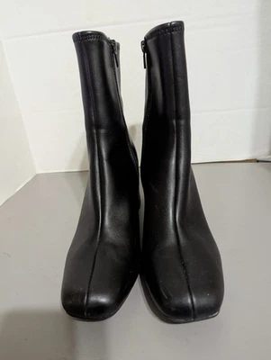 Botas negras A New Day para mujer talla 8 media pantorrilla con cremallera lateral Foto 1 de 4