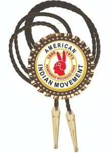 American Indian Movement Art Bolokrawatte Geschenk für Papa Krawatte Zubehör - Bild 1 von 1