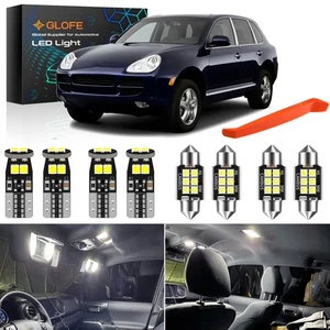 LED Interior Light Kit for Porsche Cayenne 955 White LED Lights Bulbs Upgrade - Picture 1 of 7