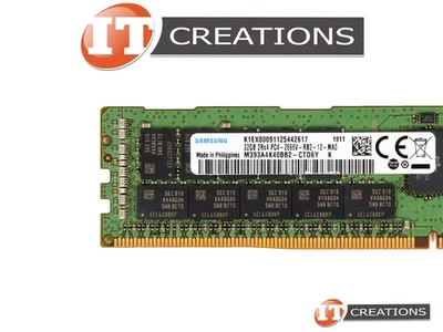 SAMSUNG 32GB PC4-2666V-R REGISTERED ECC 2RX4 MEMORY RDIMM M393A4K40BB2-CTD6Y - Image 1 of 2
