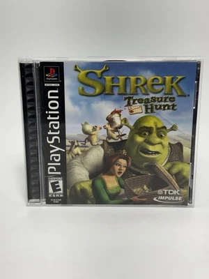 Shrek: Treasure Hunt (PlayStation 1 PS1) CIB COMPLETE & TESTED NEAR MINT DISC - Image 1 of 4
