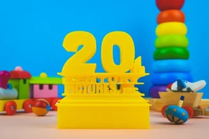 20th Century Pictures Inc 3D Printed Logo Kids Toy Pretend Play Pixar Animation - Picture 1 of 10