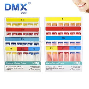 DMXDENT Dental Gutta Percha Points/Absorbent Paper Points Endodontic Root Canal - Picture 1 of 43