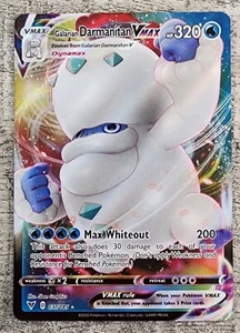 Galarian Darmanitan VMAX - 037/185 Ultra Raro Vivid Voltage Pokémon JCC Casi Nuevo - Imagen 1 de 2