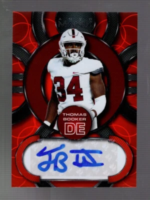2022 Wild Card Auto Mania #AM-C22 Red Stanford Thomas Booker - Image 1 of 2