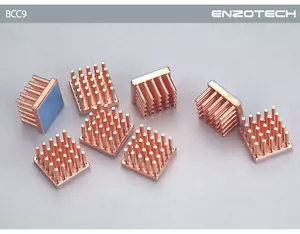 Enzotech BCC9 (BMR-C1L) Low Profile Copper BGA Heatsinks (8 Pieces) - Picture 1 of 1