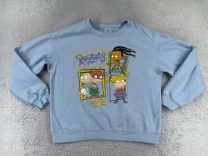 Rugrats Sweater Girls Extra Large Blue Long Sleeve Nickelodeon Cotton Blend - Picture 1 of 15