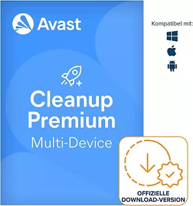 Avast Cleanup Premium 2025 10 Geräte /PC 2 Jahre | Vollversion Tuneup Deutsch - Bild 1 von 4