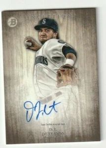 2014 Bowman Inception DJ Peterson Seattle Mariners Autograph Auto Card - Picture 1 of 1